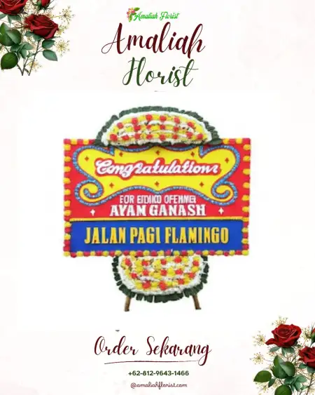 Sewa Papan Bunga Mentaos